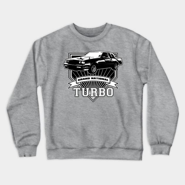 Grand National Turbo Crewneck Sweatshirt by CoolCarVideos